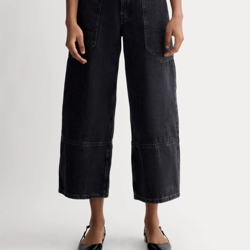 Everlane Gardener Cropped Wide-Leg Jeans